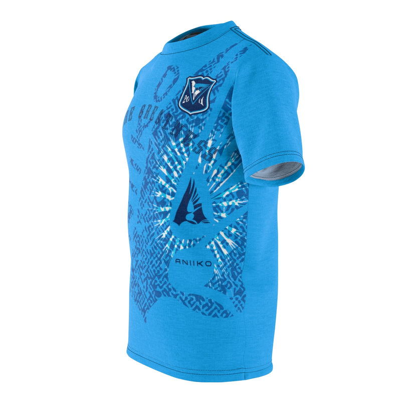 Jumbo Print Blue Inspire Tee