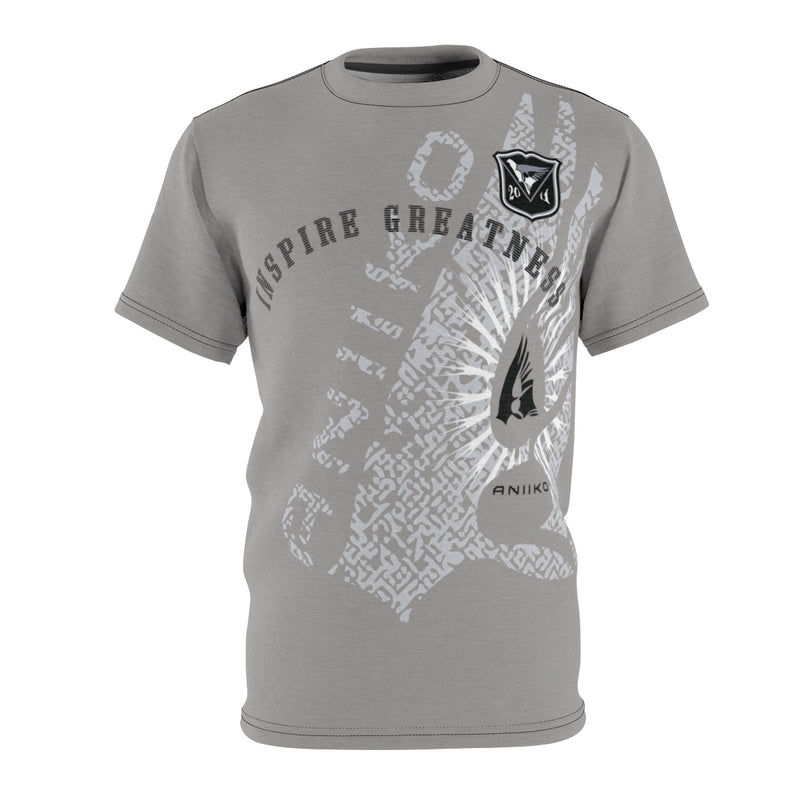 Jumbo Print-Gray Inspire Tee